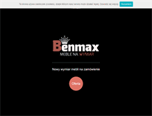 Tablet Screenshot of benmax.pl